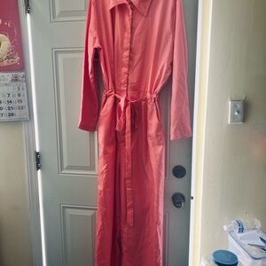 Vibrant Pink Collared Shirt